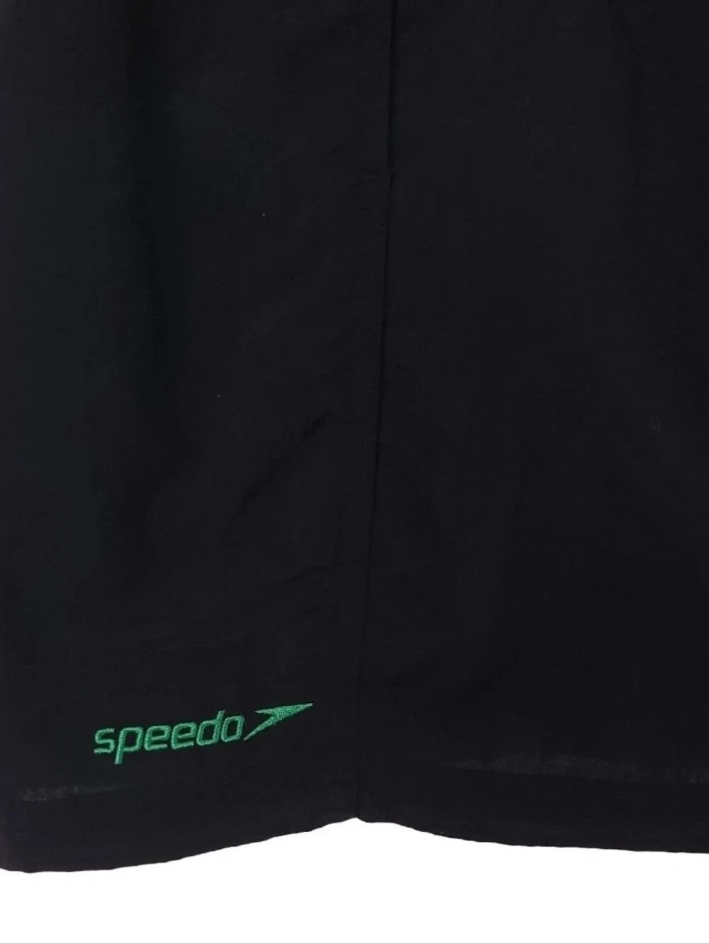 Speedo Black Green Mens Size Large Swim Trunk Inner Mesh